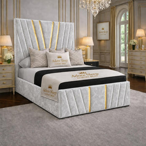 Crushed Velvet White
