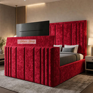 Crushed Velvet Red