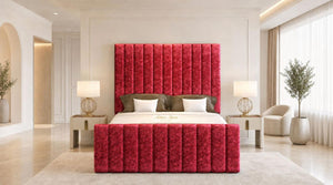 Crushed Velvet Red
