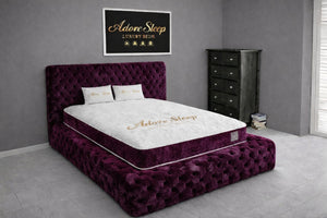 Crushed Velvet Aubergine