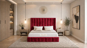 Crushed Velvet Red