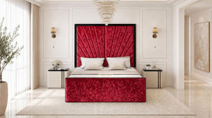 Crushed Velvet Red