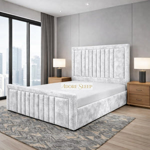 Crushed Velvet White