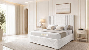 Crushed Velvet White