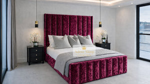 Crushed Velvet Aubergine