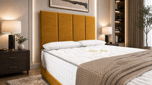 Plush Velvet Mustard Gold