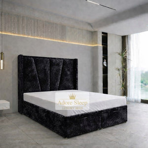 Crushed Velvet Black