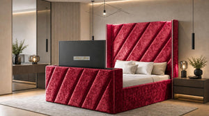 Crushed Velvet Red