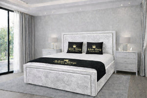 Crushed Velvet White