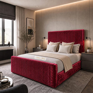 Crushed Velvet Red