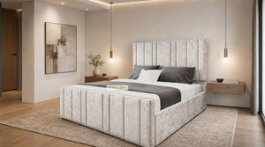 Crushed Velvet White