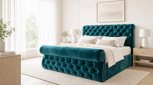 Crushed Velvet Teal