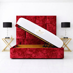 Crushed Velvet Red