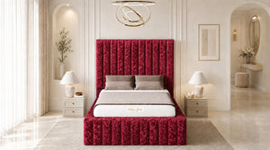 Crushed Velvet Red