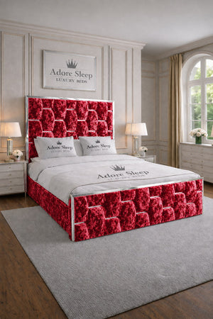 Crushed Velvet Red