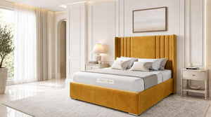 Plush Velvet Mustard Gold