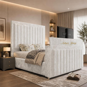 Crushed Velvet White