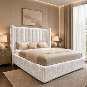 Crushed Velvet White
