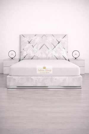 Crushed Velvet White