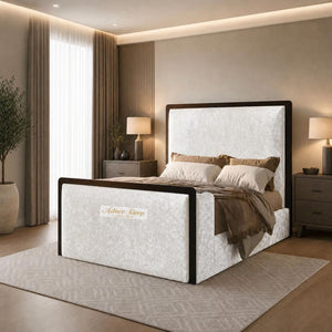 Crushed Velvet White