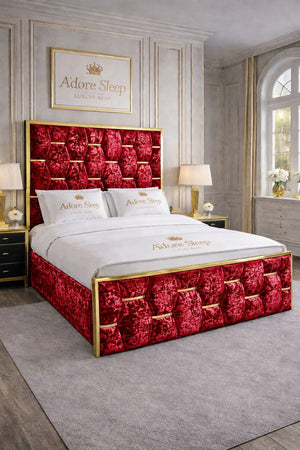 Crushed Velvet Red