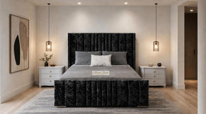 Crushed Velvet Black