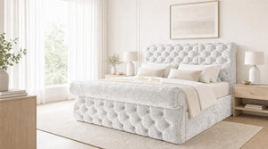 Crushed Velvet White