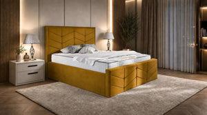 Plush Velvet Mustard Gold