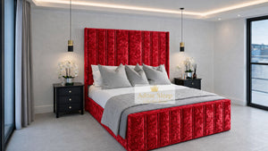 Crushed Velvet Red