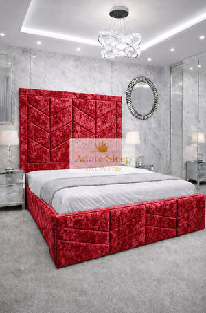 Crushed Velvet Red