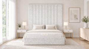 Crushed Velvet White