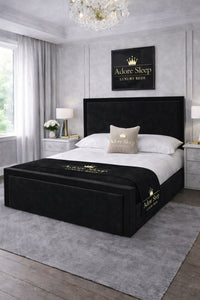 Naples Black - Imperial Regent Luxury Upholstered Bed Frame