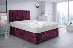 Crushed Velvet Aubergine