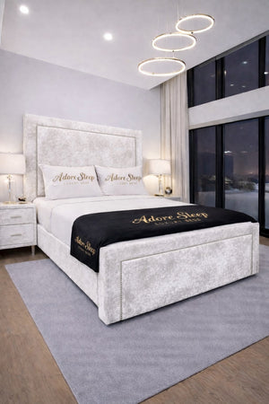 Crushed Velvet White