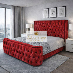Crushed Velvet Red