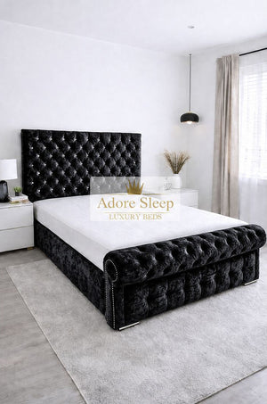 Crushed Velvet Black