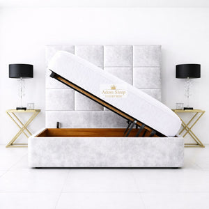 Crushed Velvet White