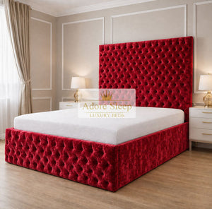Crushed Velvet Red
