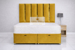 Plush Velvet Mustard Gold