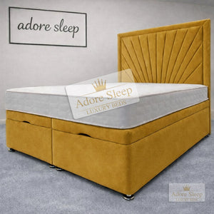 Plush Velvet Mustard Gold