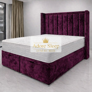 Crushed Velvet Aubergine