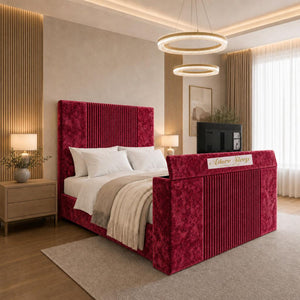 Crushed Velvet Red