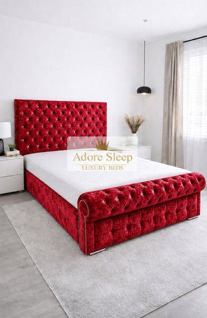 Crushed Velvet Red