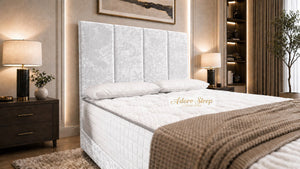 Crushed Velvet White