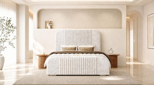 Crushed Velvet White