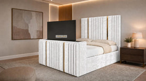 Crushed Velvet White