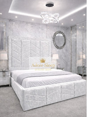 Crushed Velvet White