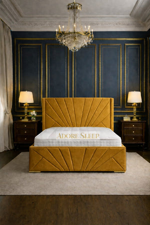 Plush Velvet Mustard Gold