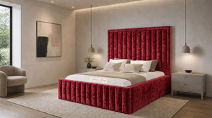 Crushed Velvet Red