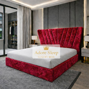 Crushed Velvet Red